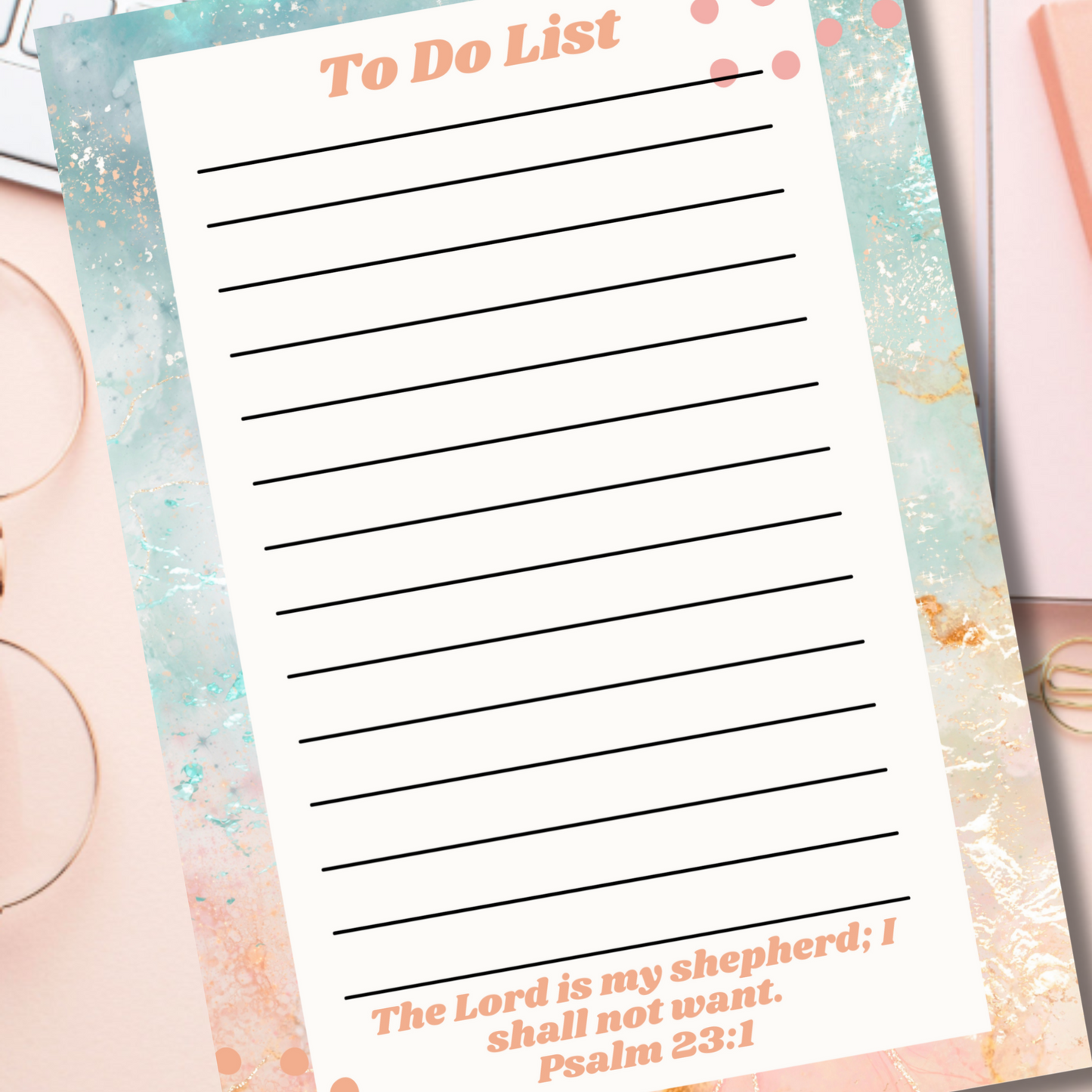 Notepad - The Lord Is My Shepherd