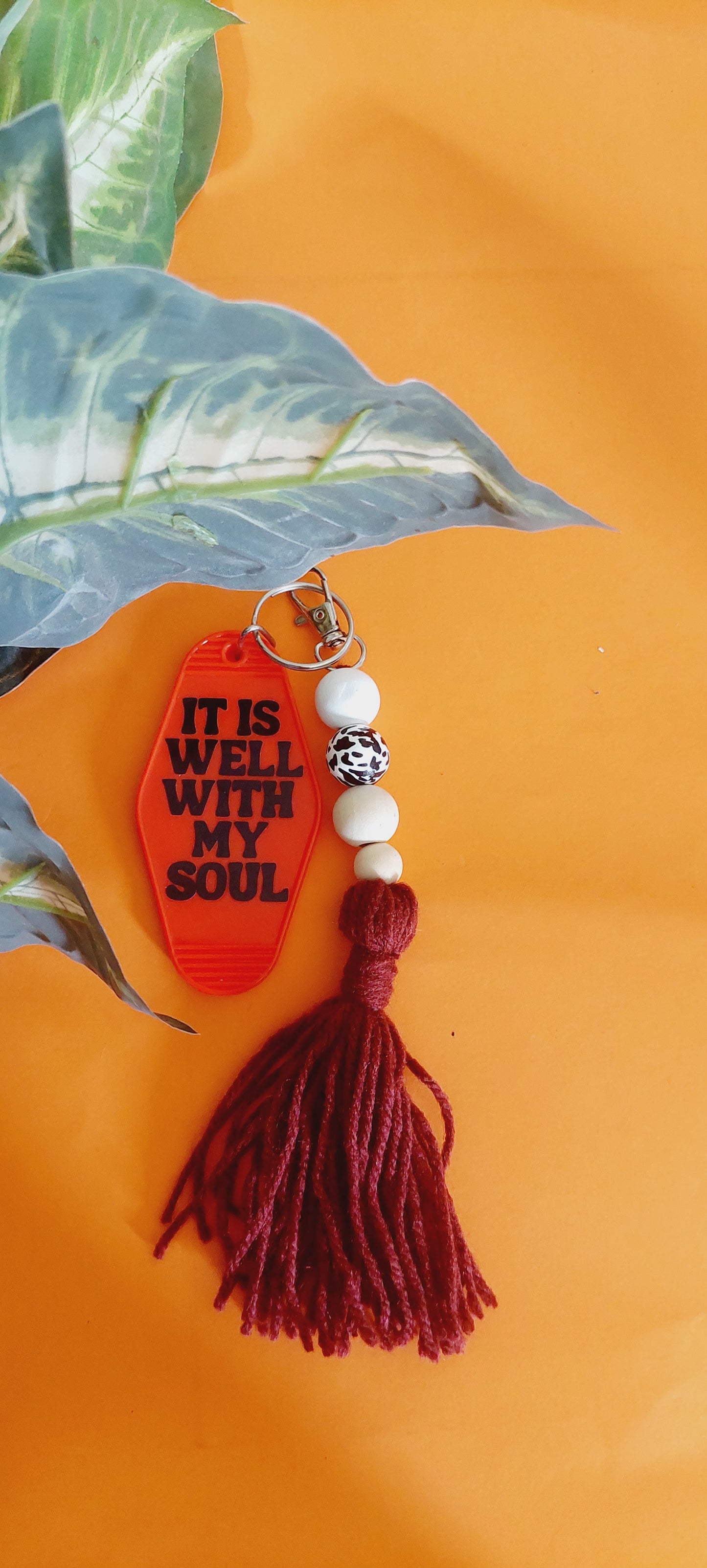 It Is Well With My Soul Keychain