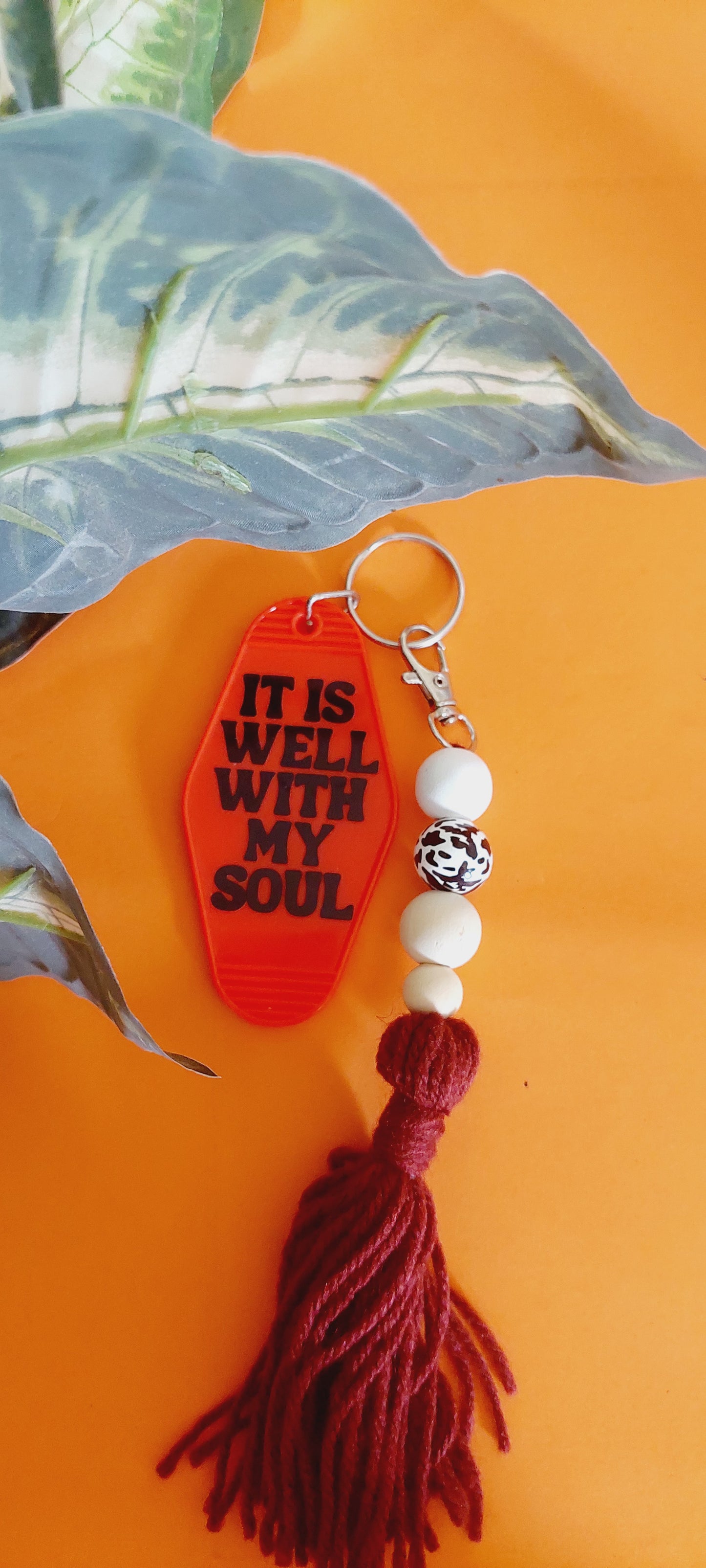 It Is Well With My Soul Keychain
