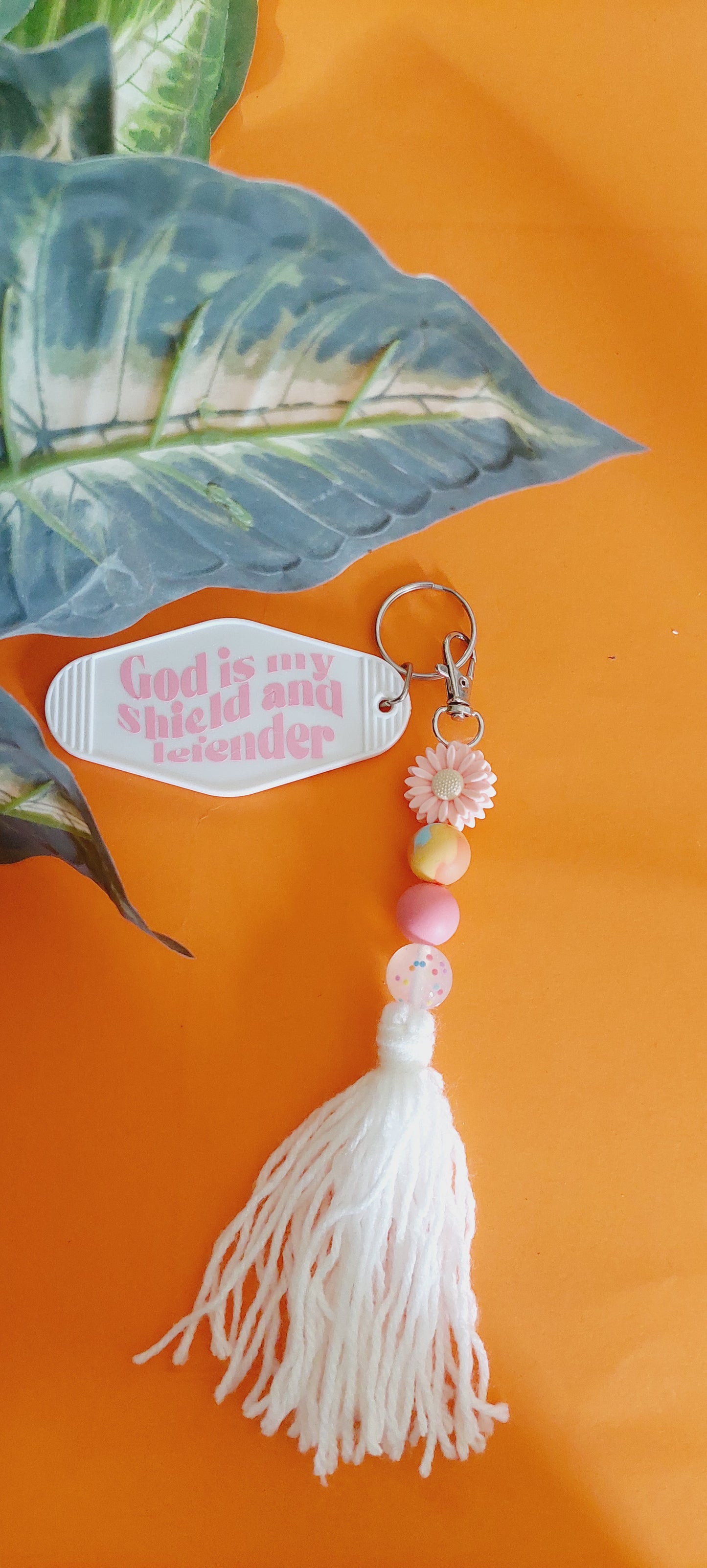 God Is My Shield And Defender Keychain