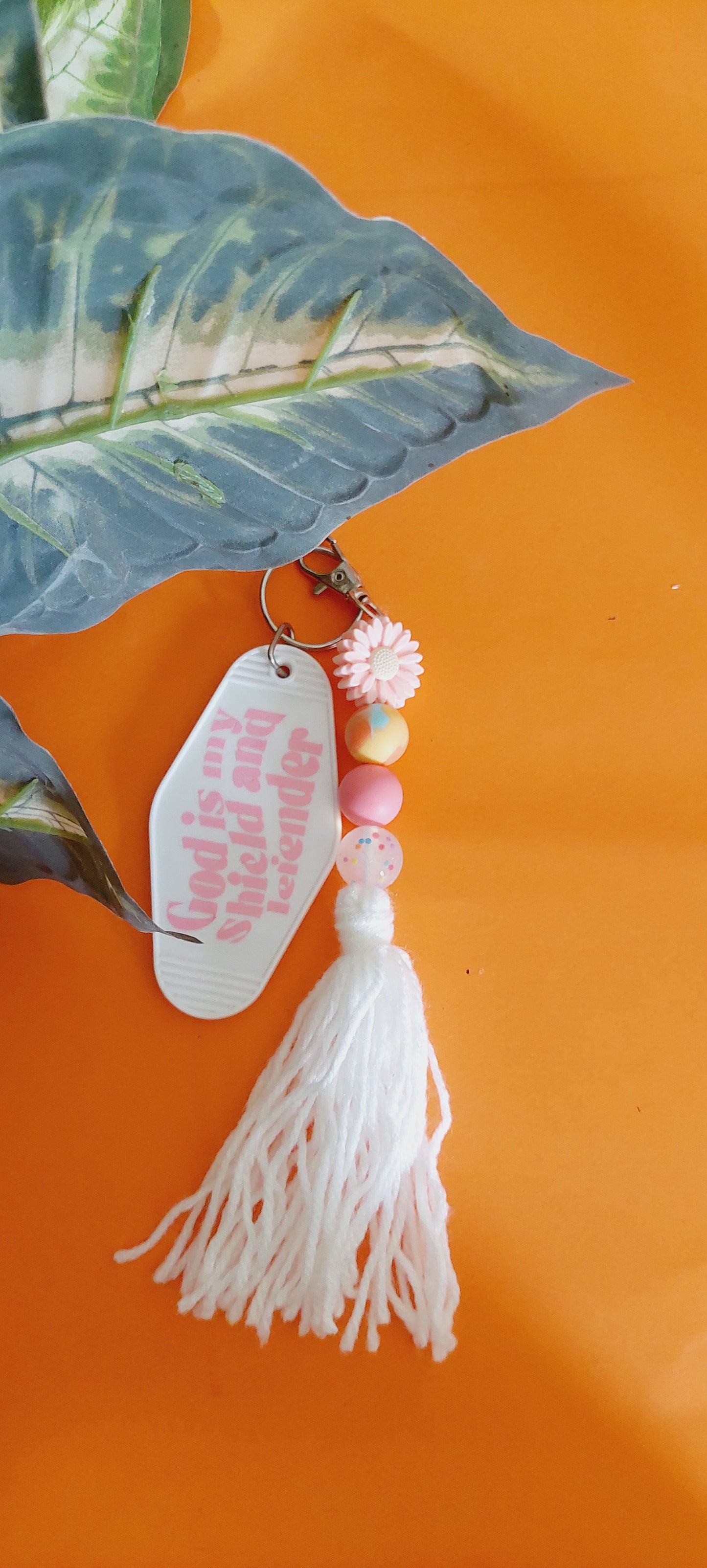 God Is My Shield And Defender Keychain