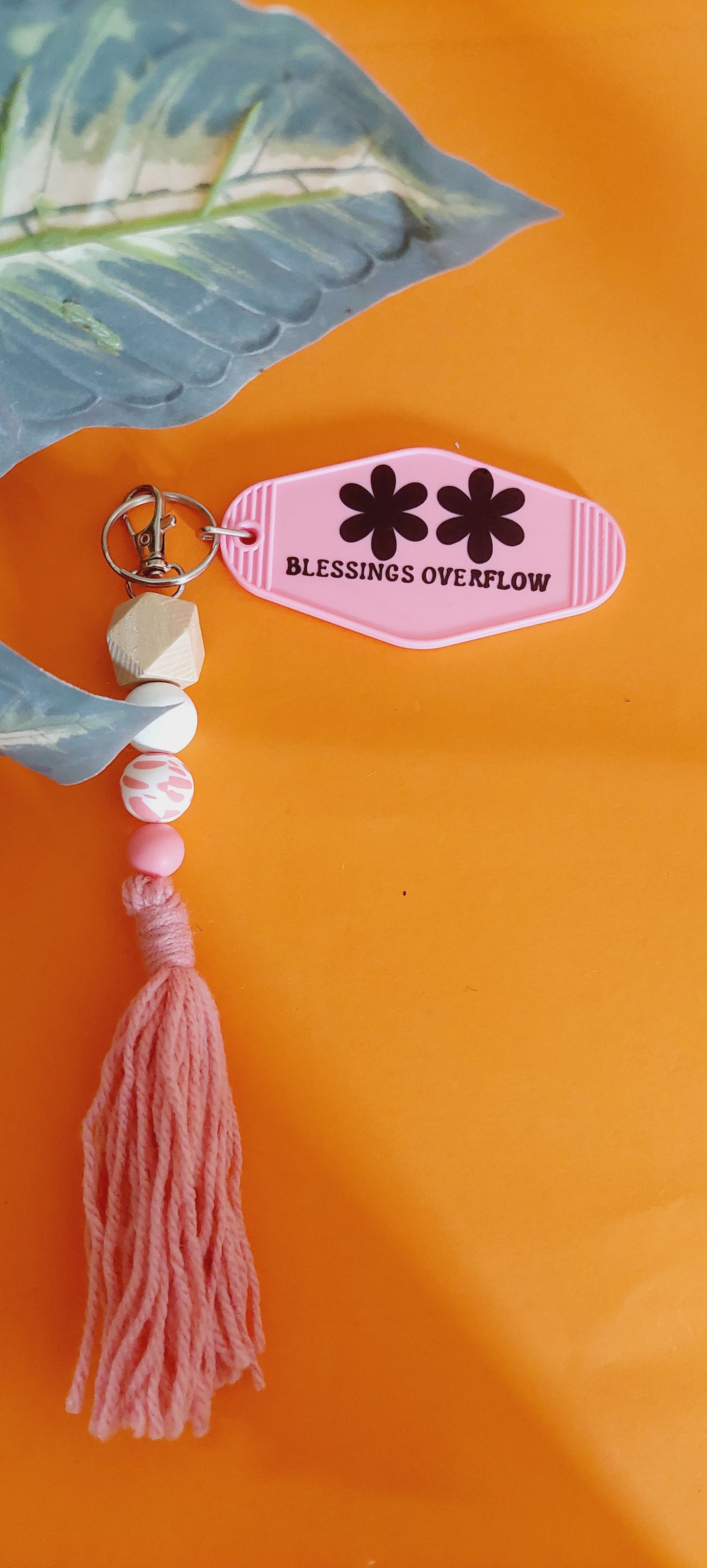 Blessings Overflow Keychain