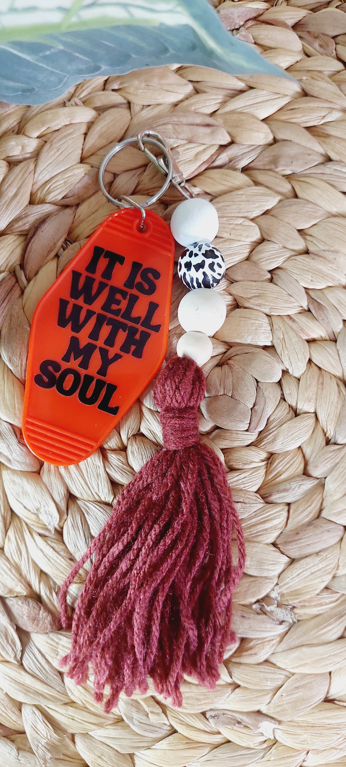 It Is Well With My Soul Keychain