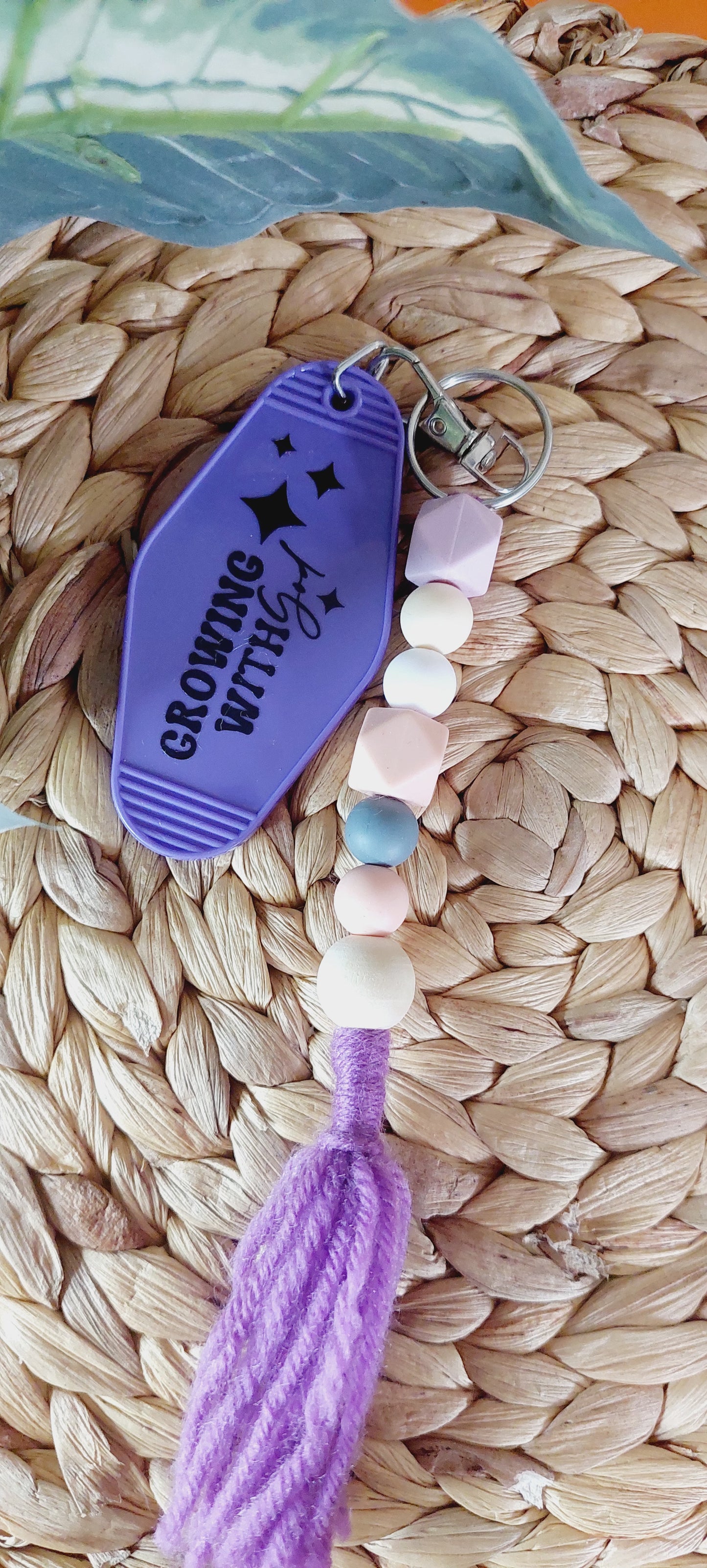 Growing With God Keychain