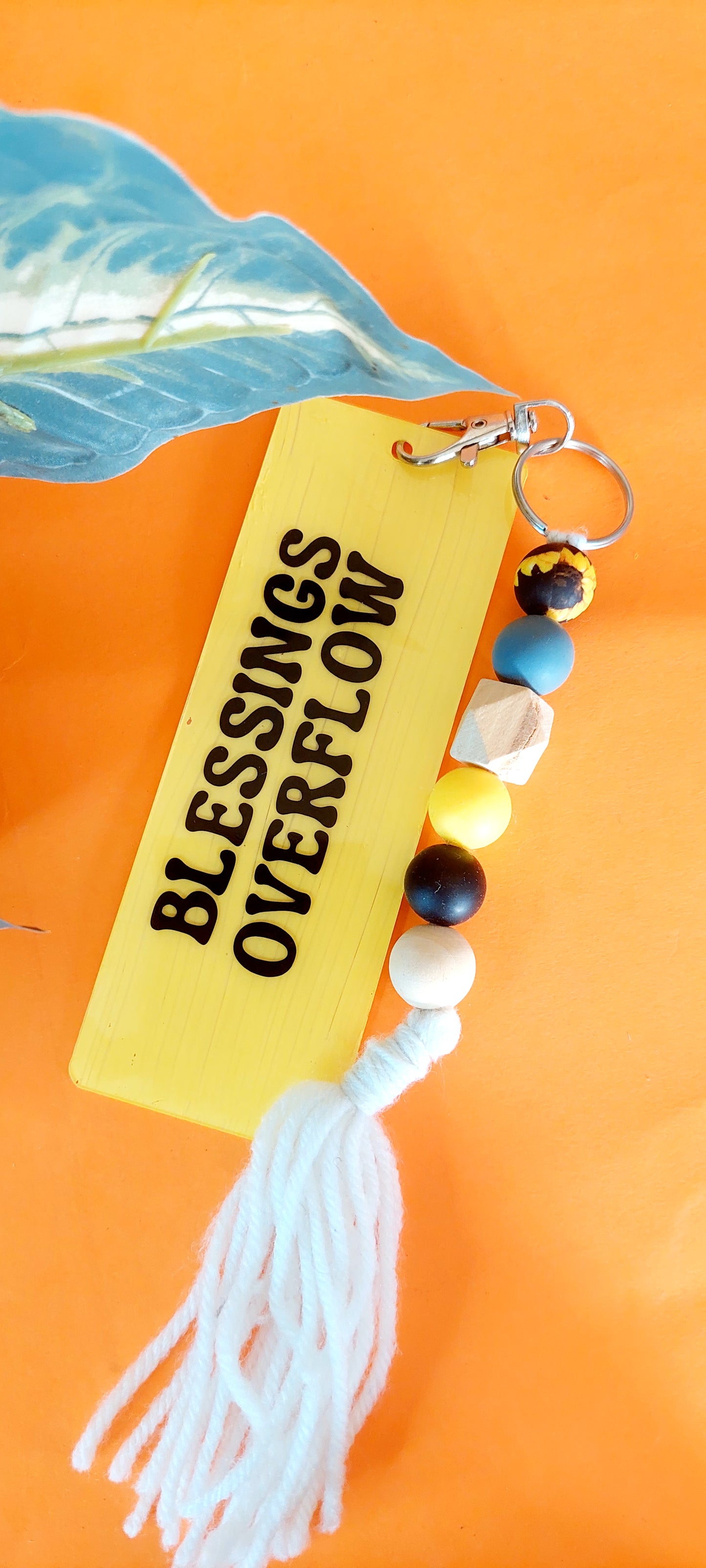 Blessings Overflow Bookmark Keychain