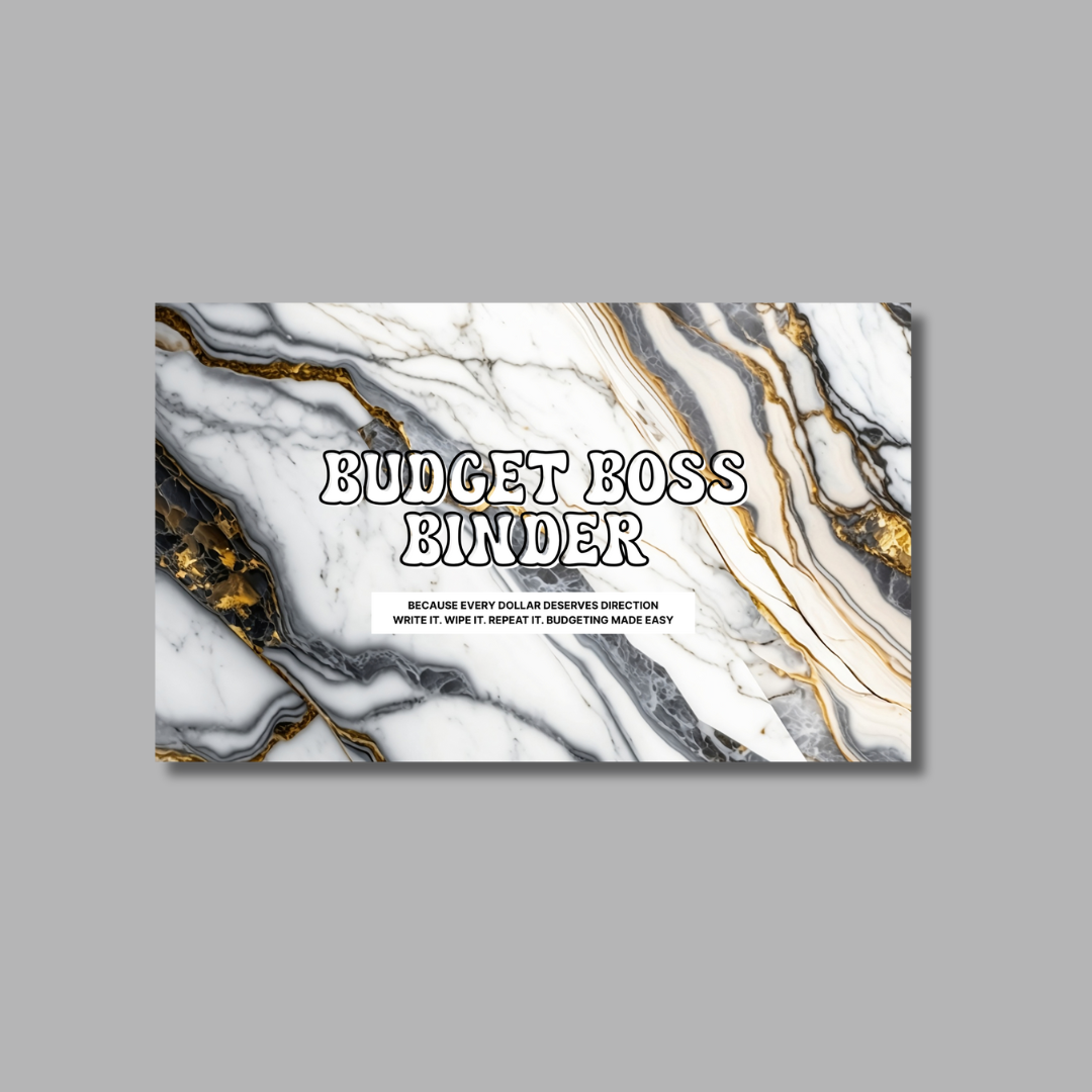 Budget Boss Binder - Pink