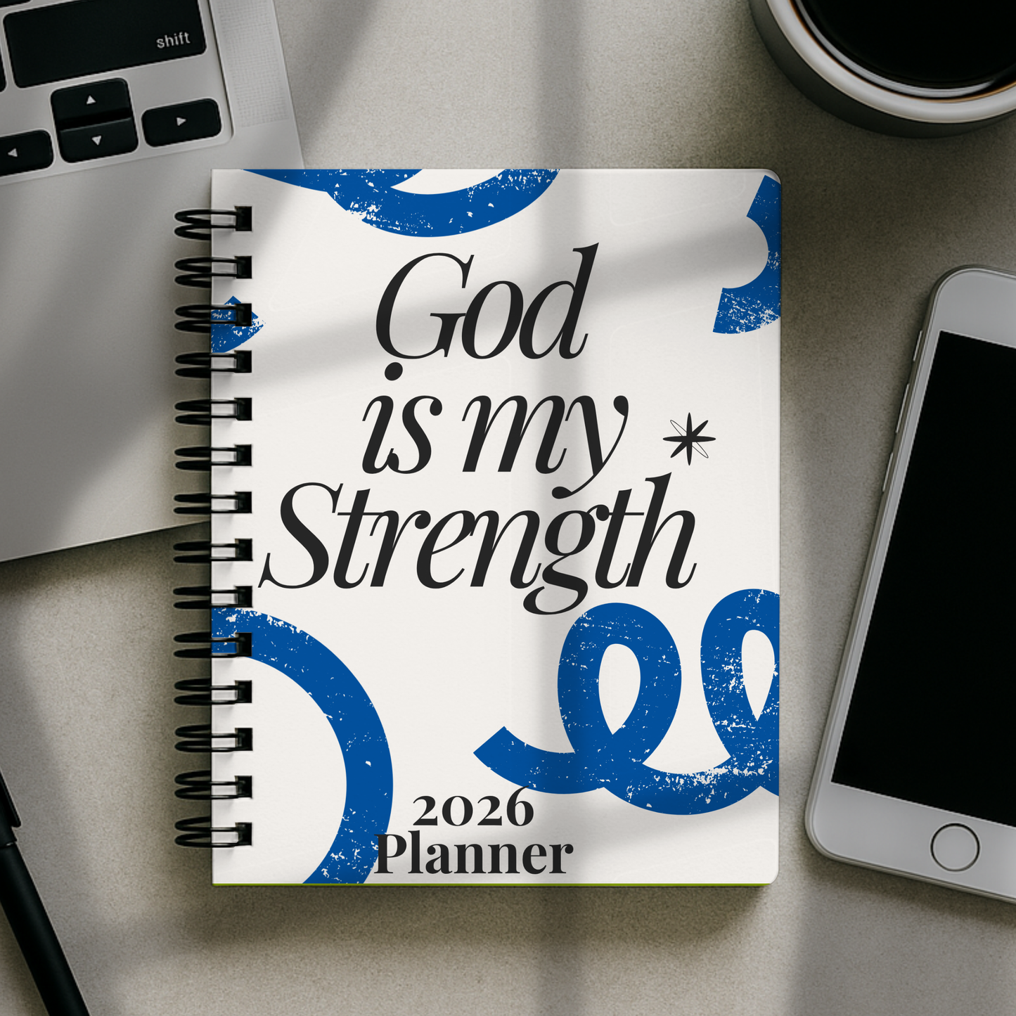 2026 Planner - God is My Strength