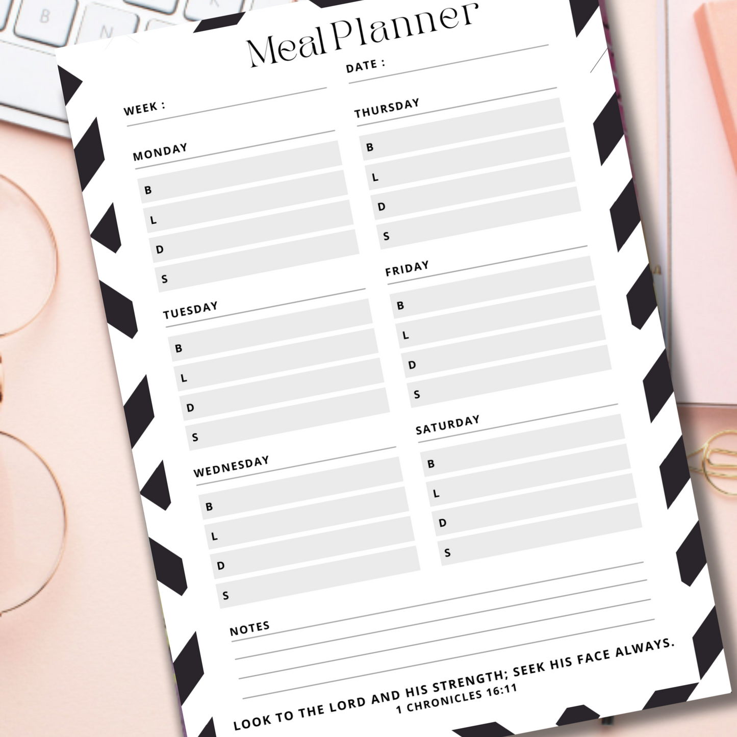 Notepad- Meal Planner Notepad