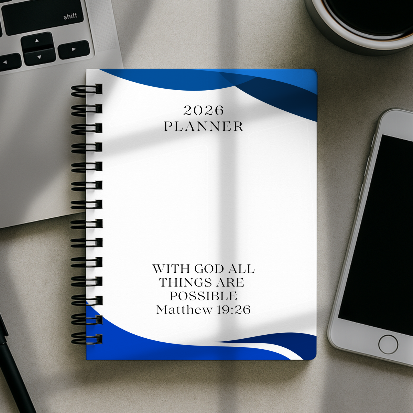 2026 Planner - With God All Things Are Possible
