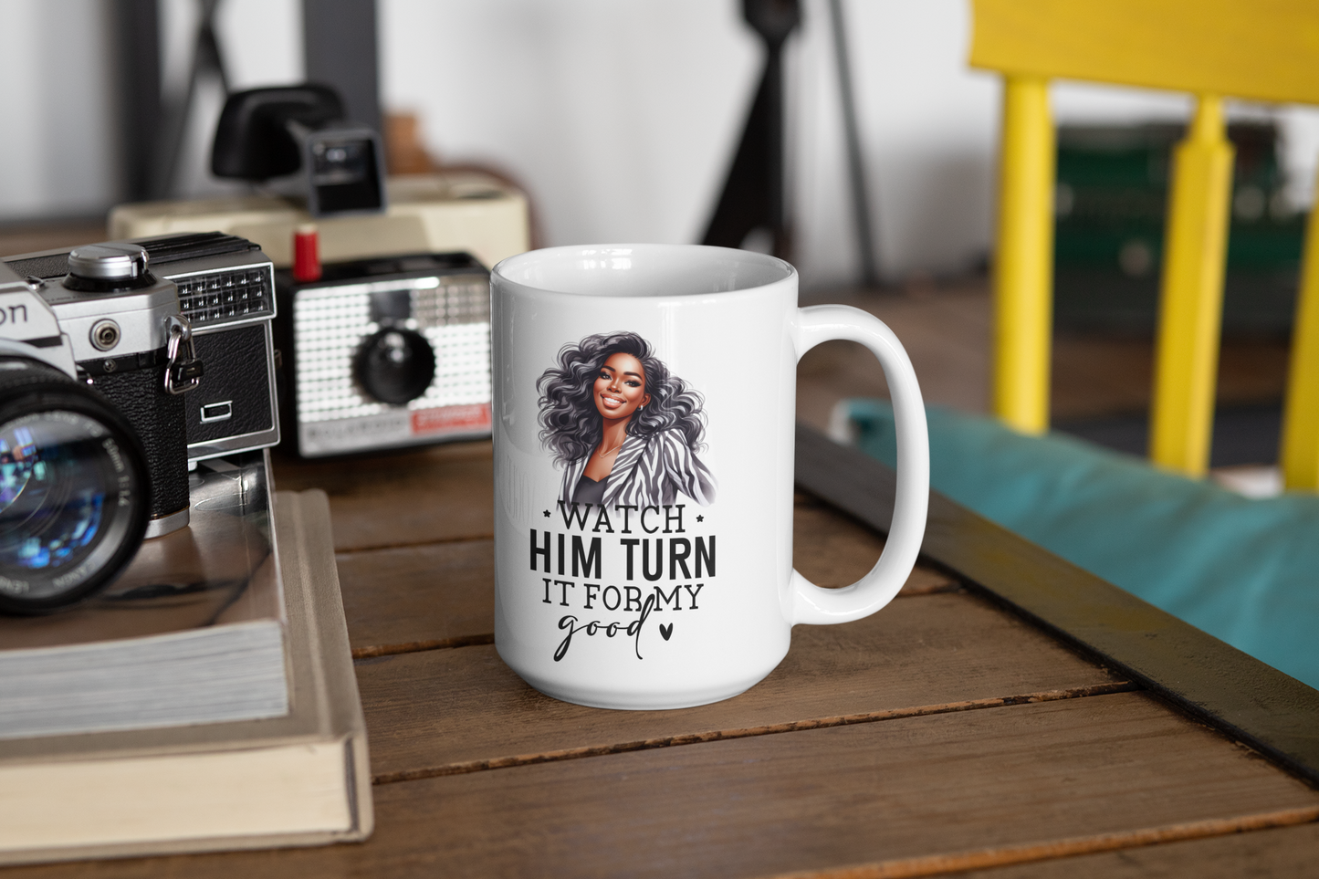 15oz Mug - Watch Him Turn It For My Good