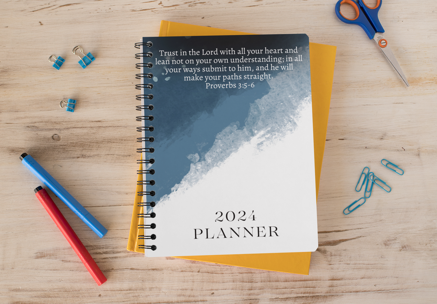 2024 Planner- Trust In The LORD With All Your Heart