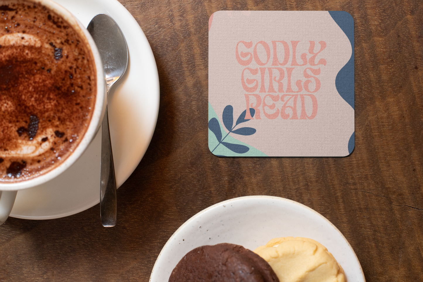 Godly Girls Read Coaster