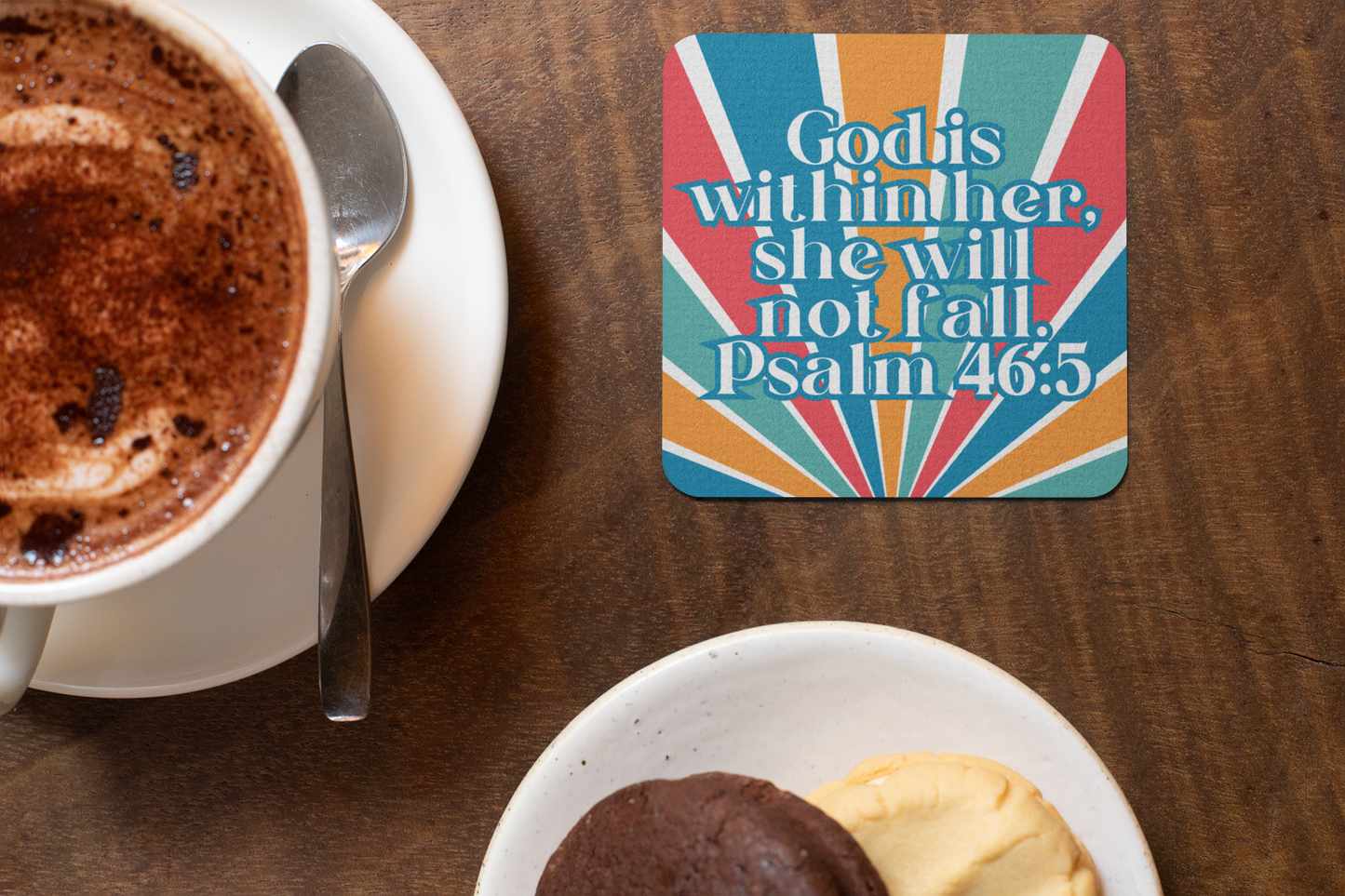 God Is Within Her Coaster