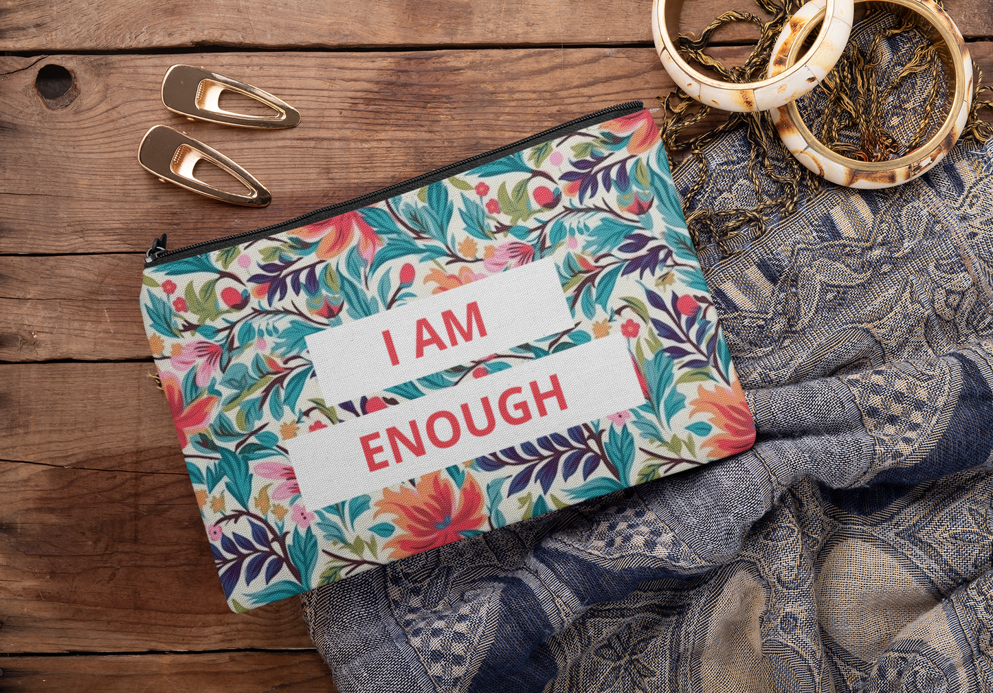 I Am Enough Pouch