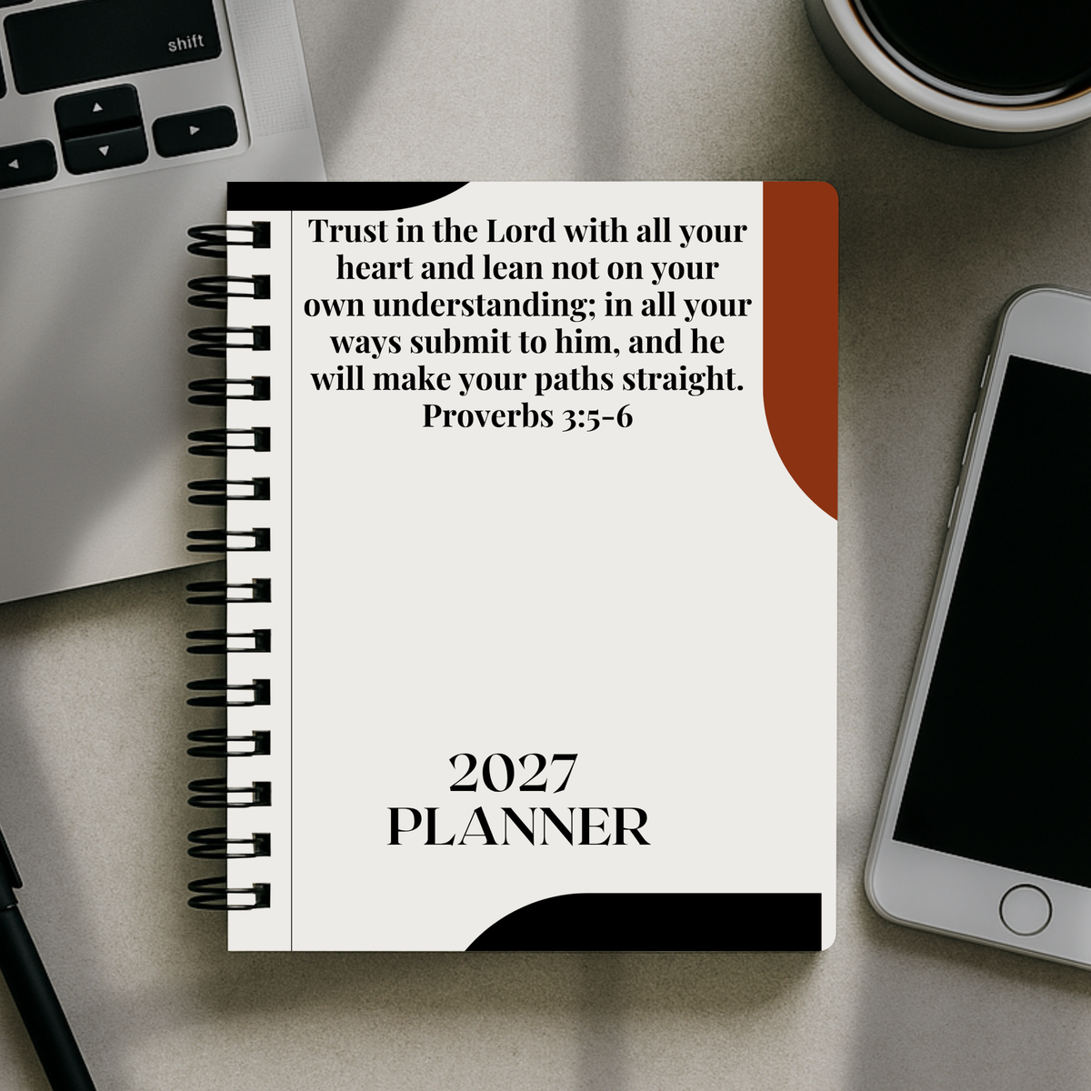 2027 Planner - Trust in The Lord