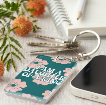 I Am A Daughter Of A King Keychain
