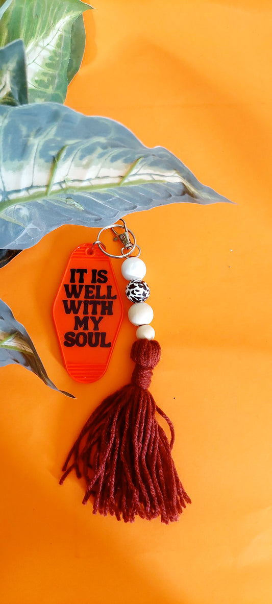 It Is Well With My Soul Keychain