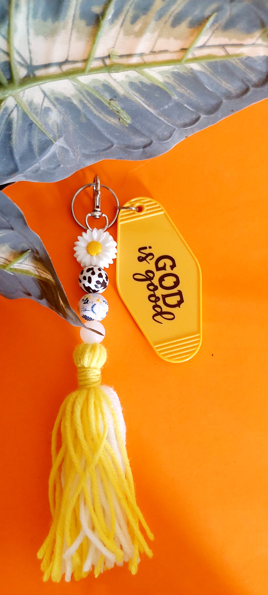 God Is Good Keychain