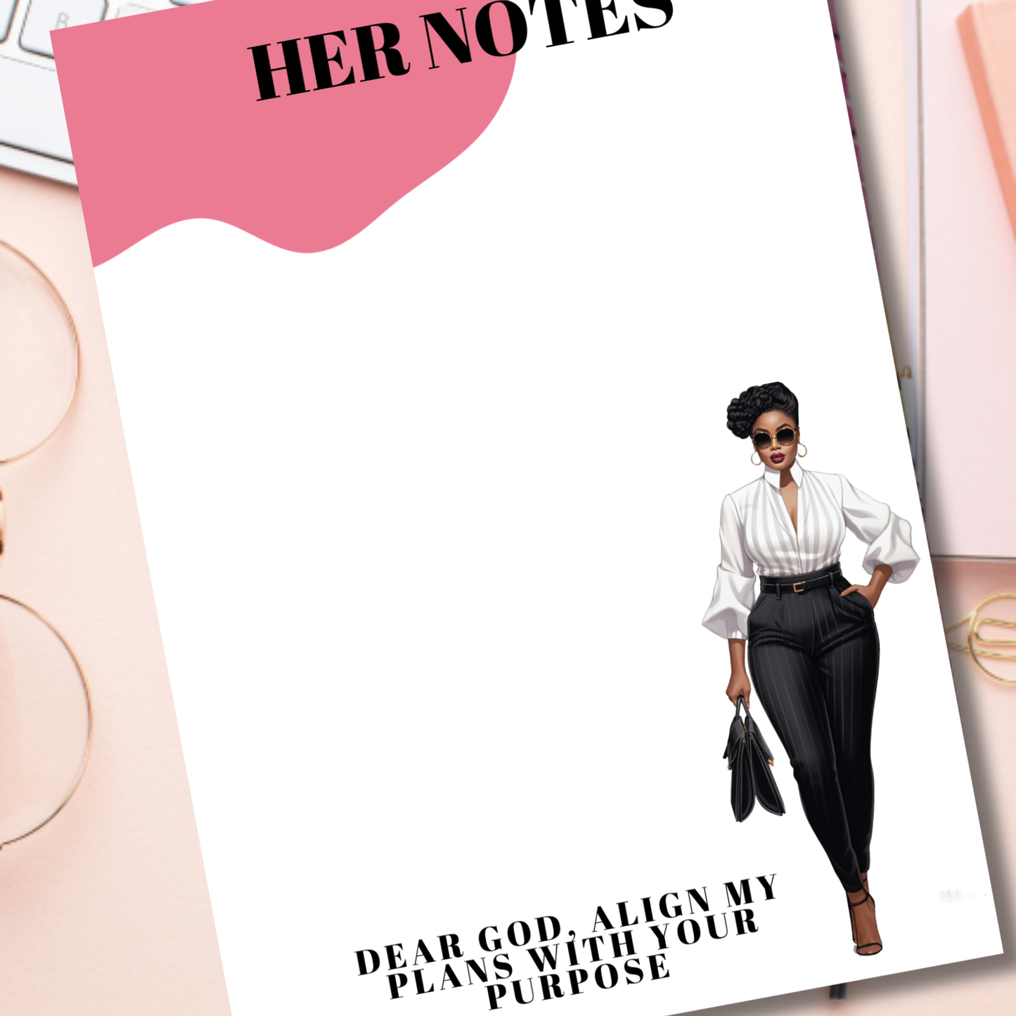 Notepad - Dear God, Align My Plans