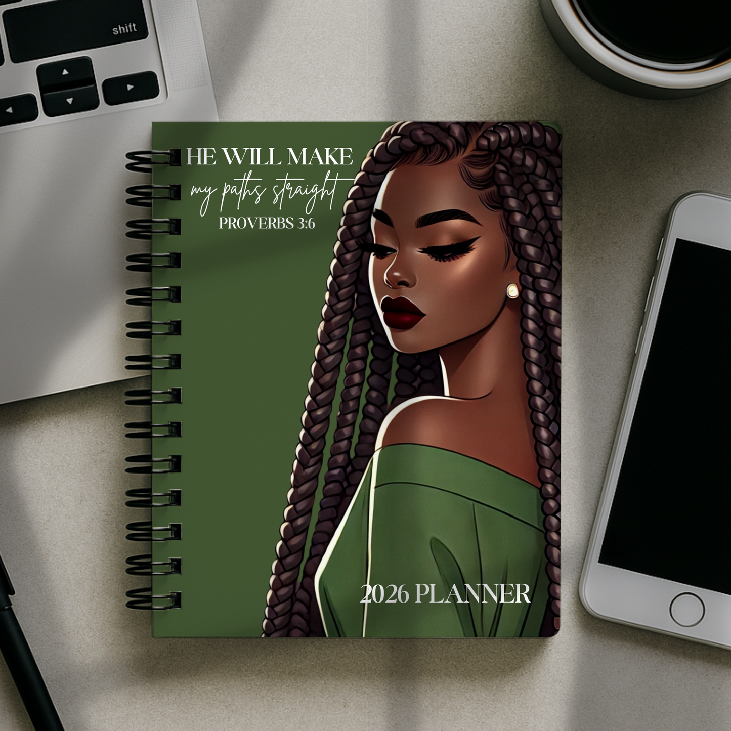 2026 Planner - He Will Make My Paths Straight