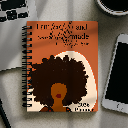 2026 Planner - I am Fearfully and Wonderfully Made