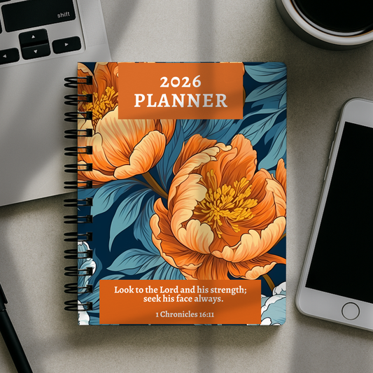 2026 Planner - Look To The Lord And His Strength