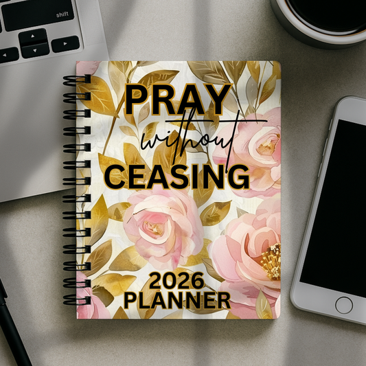 2026 Planner - Pray Without Ceasing