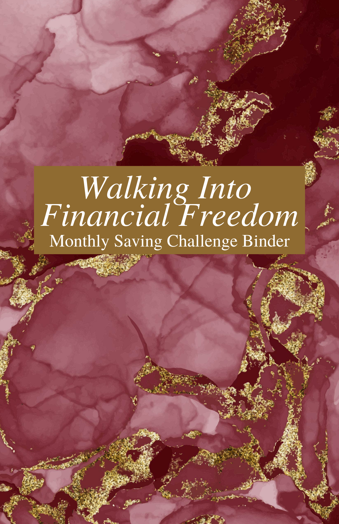 Walking Into Financial Freedom - 100 Envelope Savings Challenge Binder