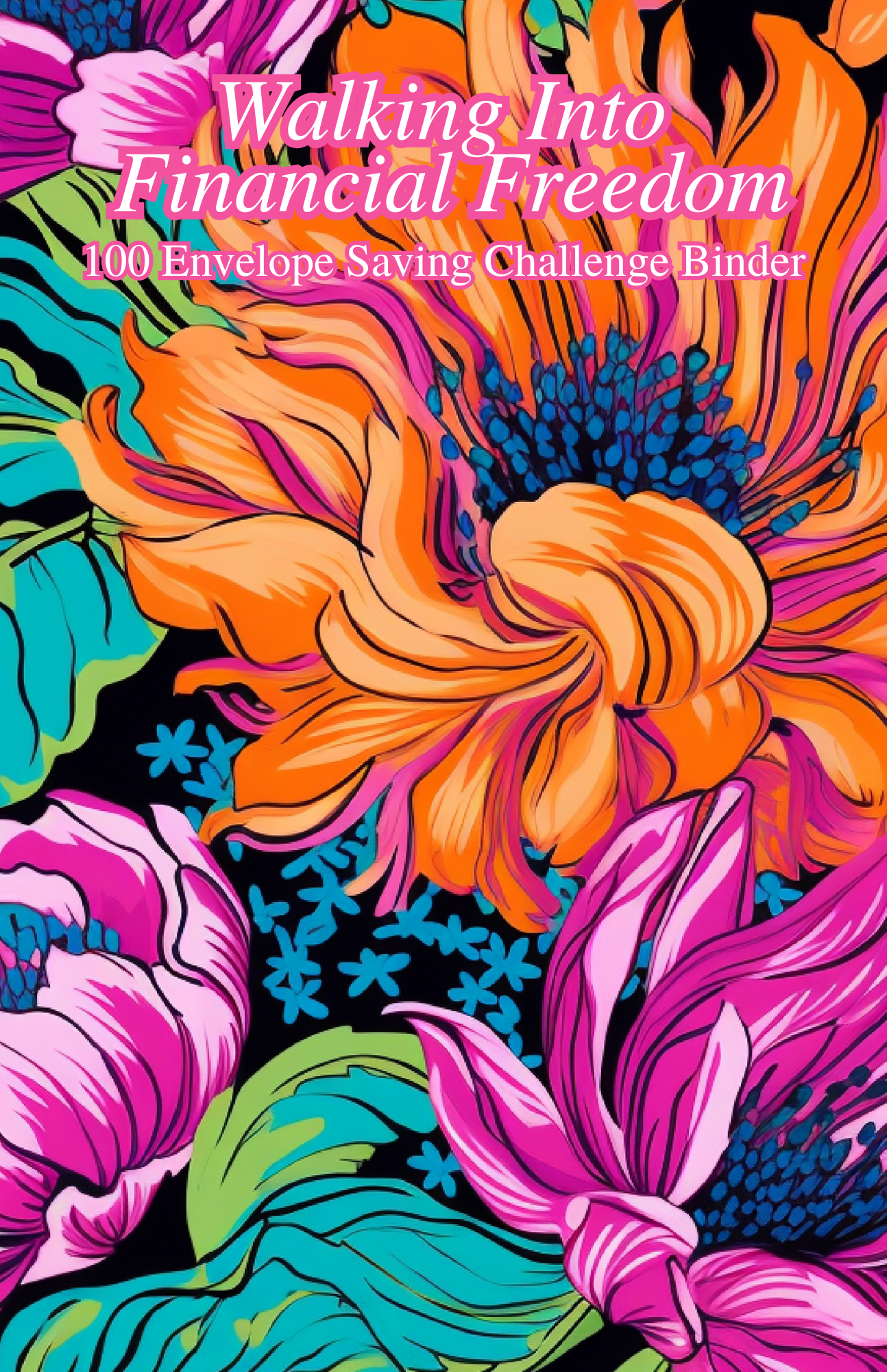 Walking Into Financial Freedom - 100 Envelope Savings Challenge Binder