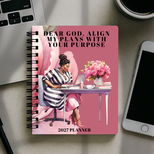 2027 Planner - Dear God, Align My Plans With Your Purpose