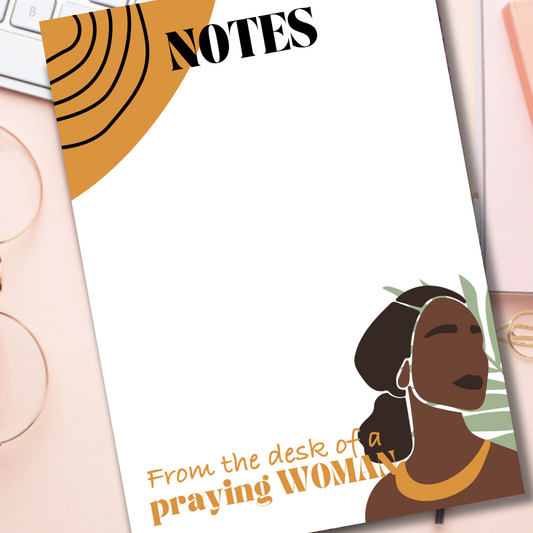 Notepad-  Praying Woman