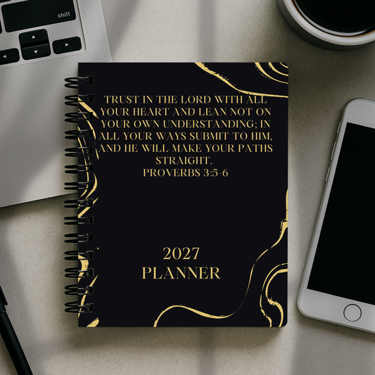 2027 Planner - Trust in The Lord With all Your Heart