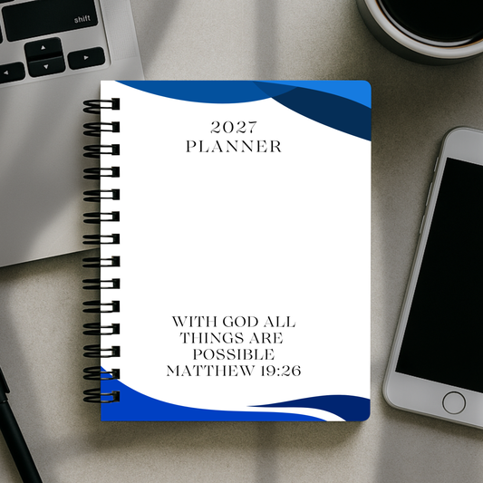 2027 Planner - With God All Things Are Possible