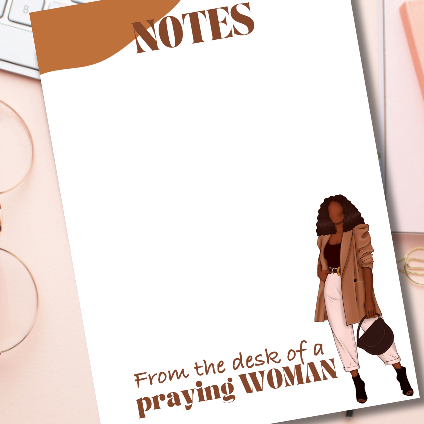 Notepad-  Praying Woman