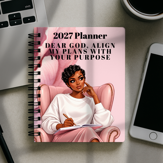 2027 Planner - Dear God, Align your Plans With your Purpose