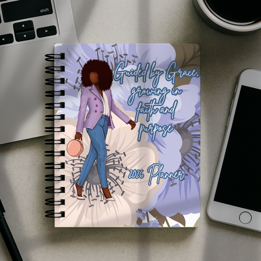 2026 Planner - Guided By Grace, Growing In Faith and Purpose