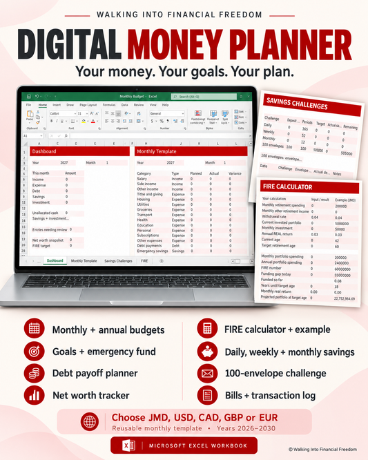 Excel Digital Money Planner
