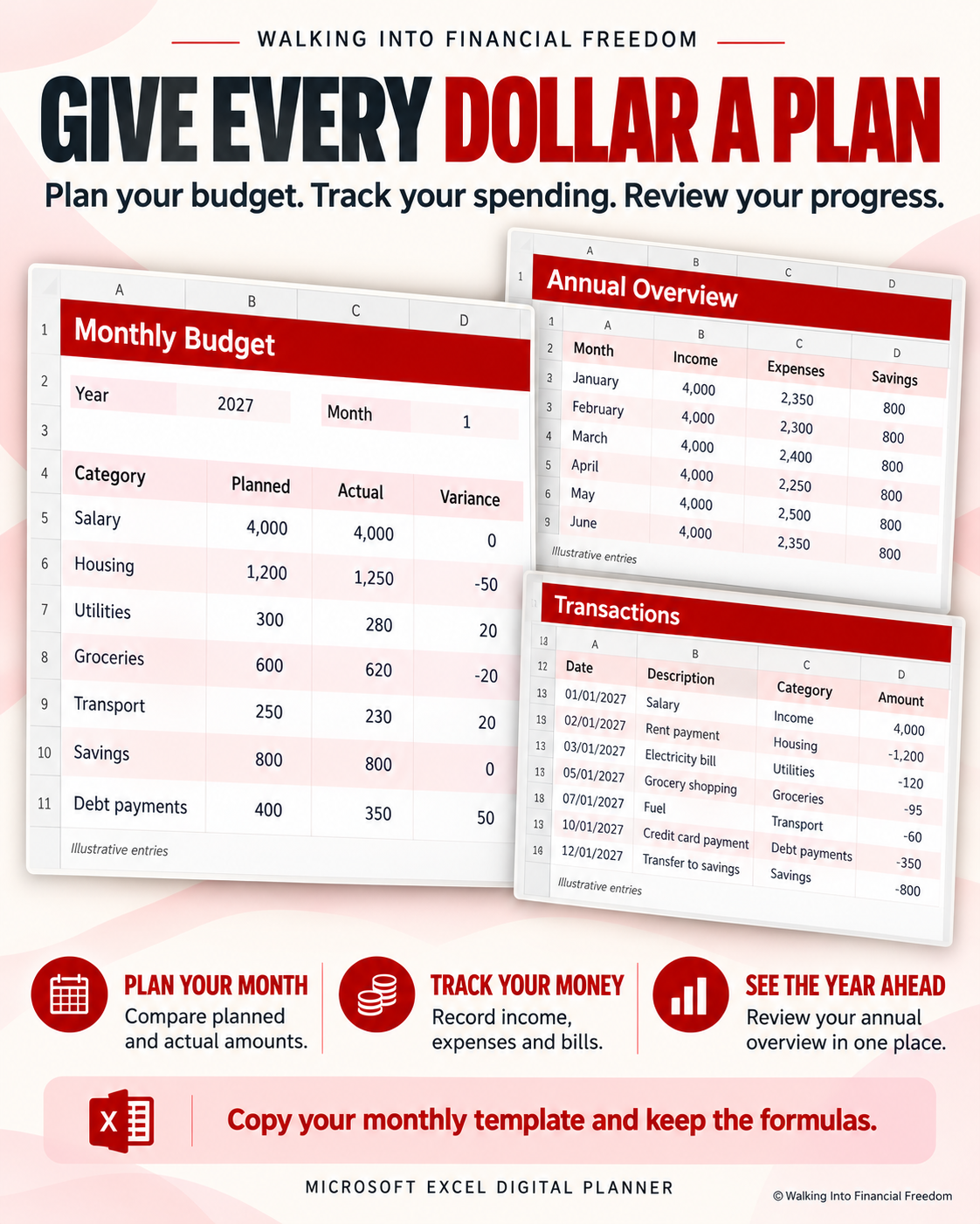 Excel Digital Money Planner