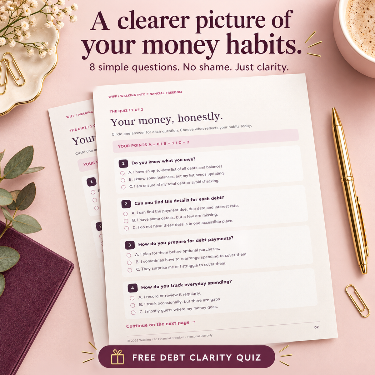Debt Clarity Quiz | Find Your Financial Starting Point