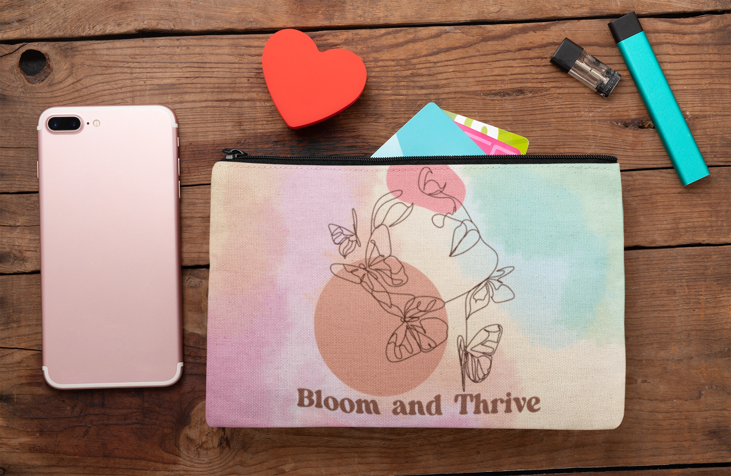 Bloom And Thrive  Pouch