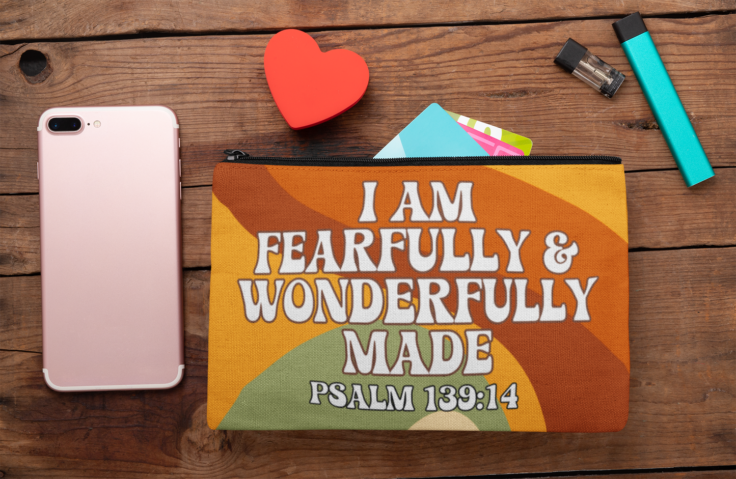 I Am Fearfully And Wonderfully Made  Pouch
