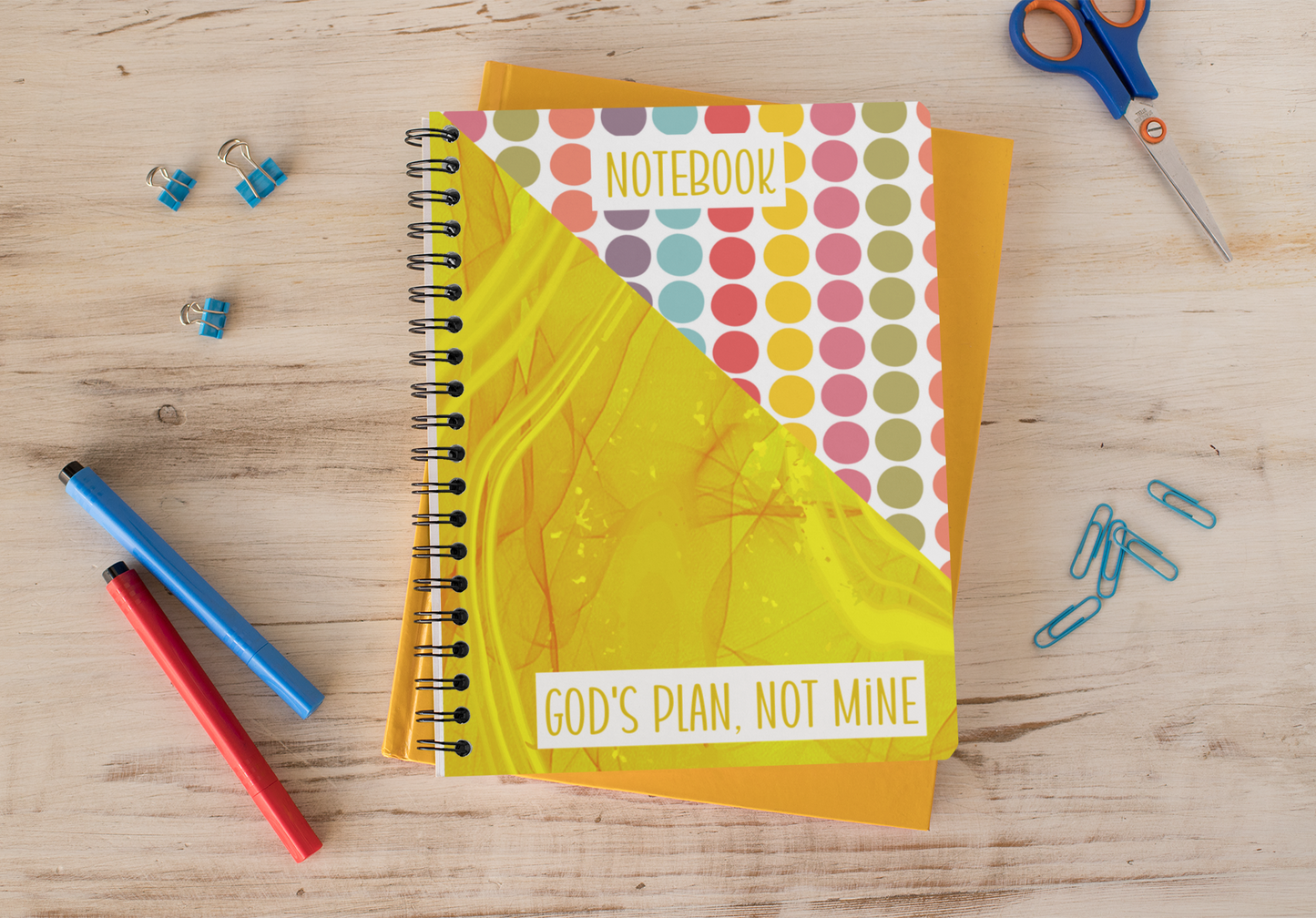 God's Plan, Not Mine Notebook