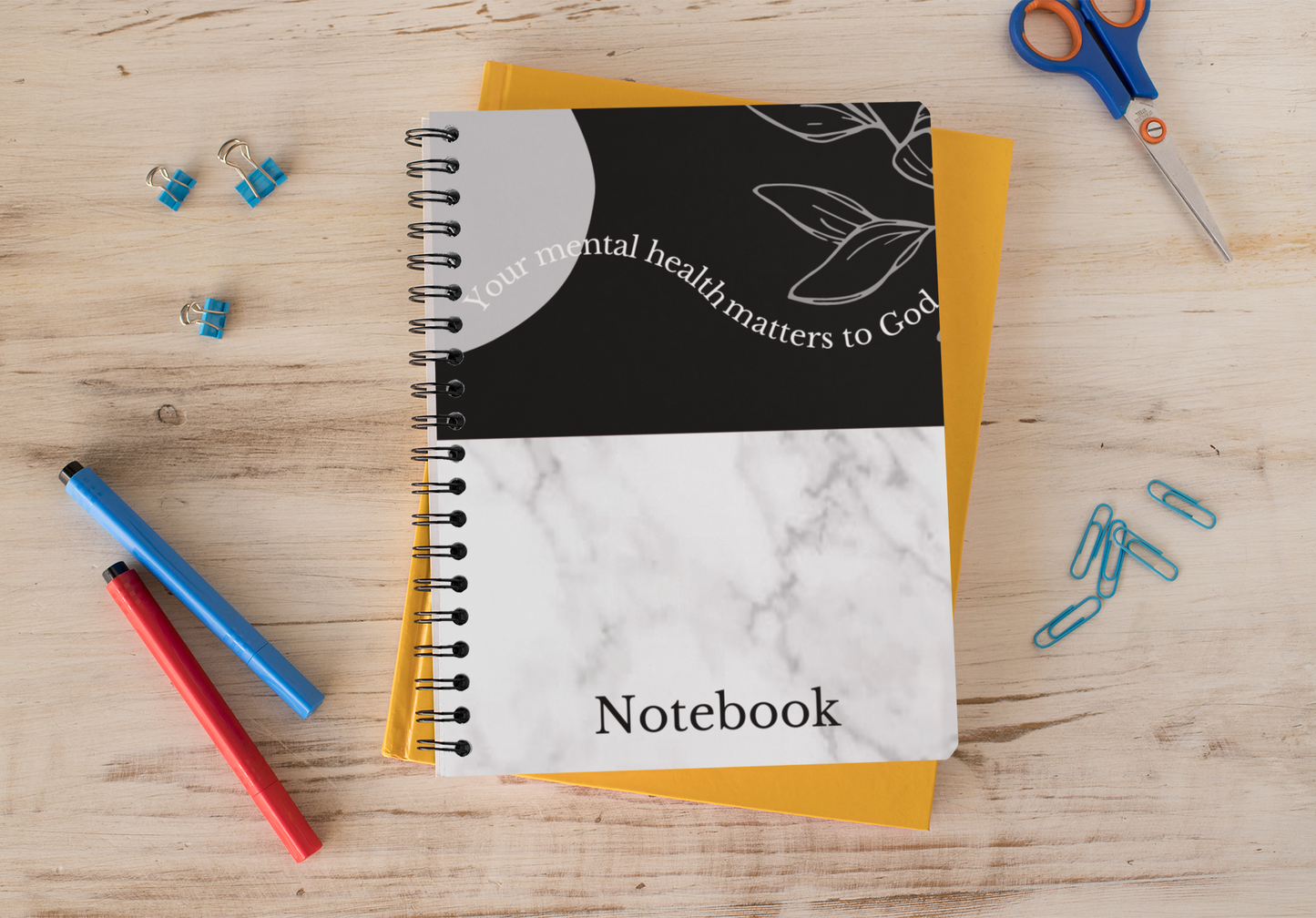Your Mental Health Matters To God Notebook