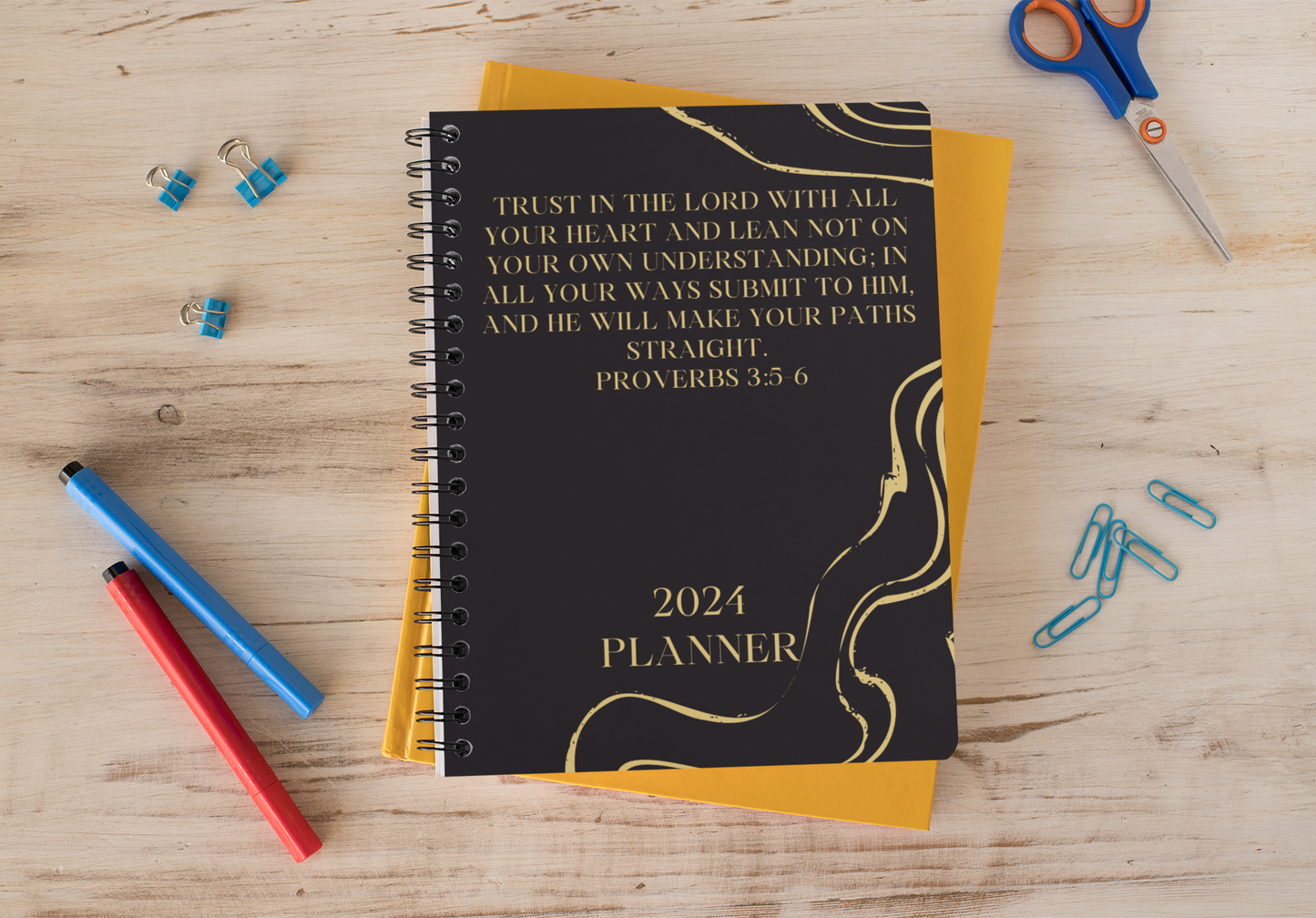 2024 Planner- Trust In The LORD With All Your Heart
