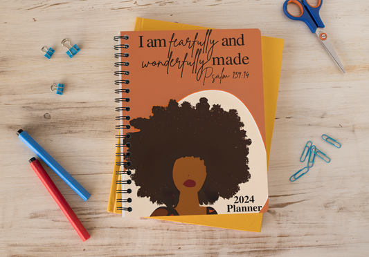 2024 Planner- I Am Fearfully and Wonderfully Made
