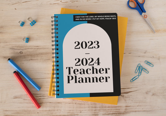 Teacher Planner- I Wait For The Lord