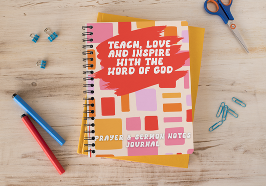 Teach, Love, And Inspire With The Word Of God  Notebook