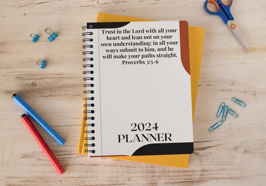 2024 Planner- Trust in the LORD