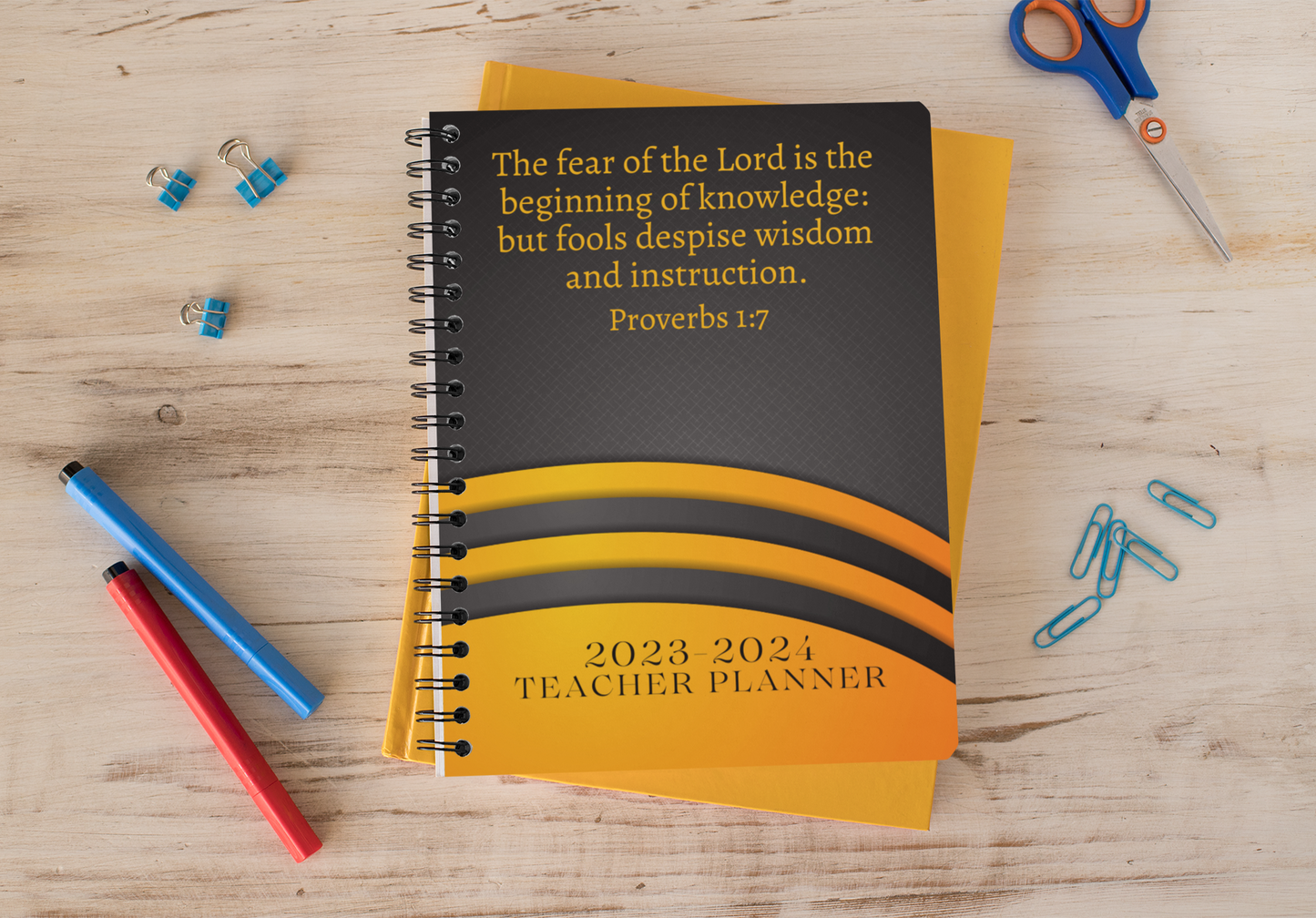 Teacher Planner- The Fear Of The Lord