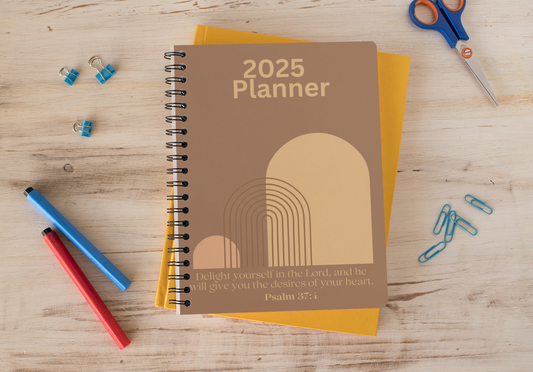 2025 Planner - Delight Yourself In The Lord